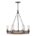 Hinkley - Lustre sur chaîne SAWYER 6xE14/40W/230V, marron