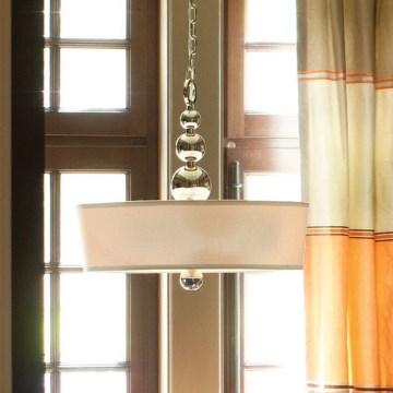 Hinkley - Lustre sur chaîne ZELDA 3xE27/60W/230V chromé brillant
