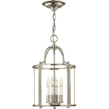 Hinkley - Lustre suspendu sur chaîne GENTRY 4xE14/60W/230V chromé brillant