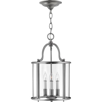 Hinkley - Lustre suspendu sur chaîne GENTRY 4xE14/60W/230V chrome mat