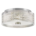 Hinkley Plafonnier ELLE 2xE27/60W/230V d. 30,5 cm chrome brillant