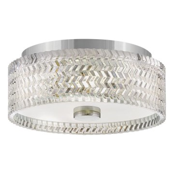 Hinkley Plafonnier ELLE 2xE27/60W/230V d. 30,5 cm chrome brillant