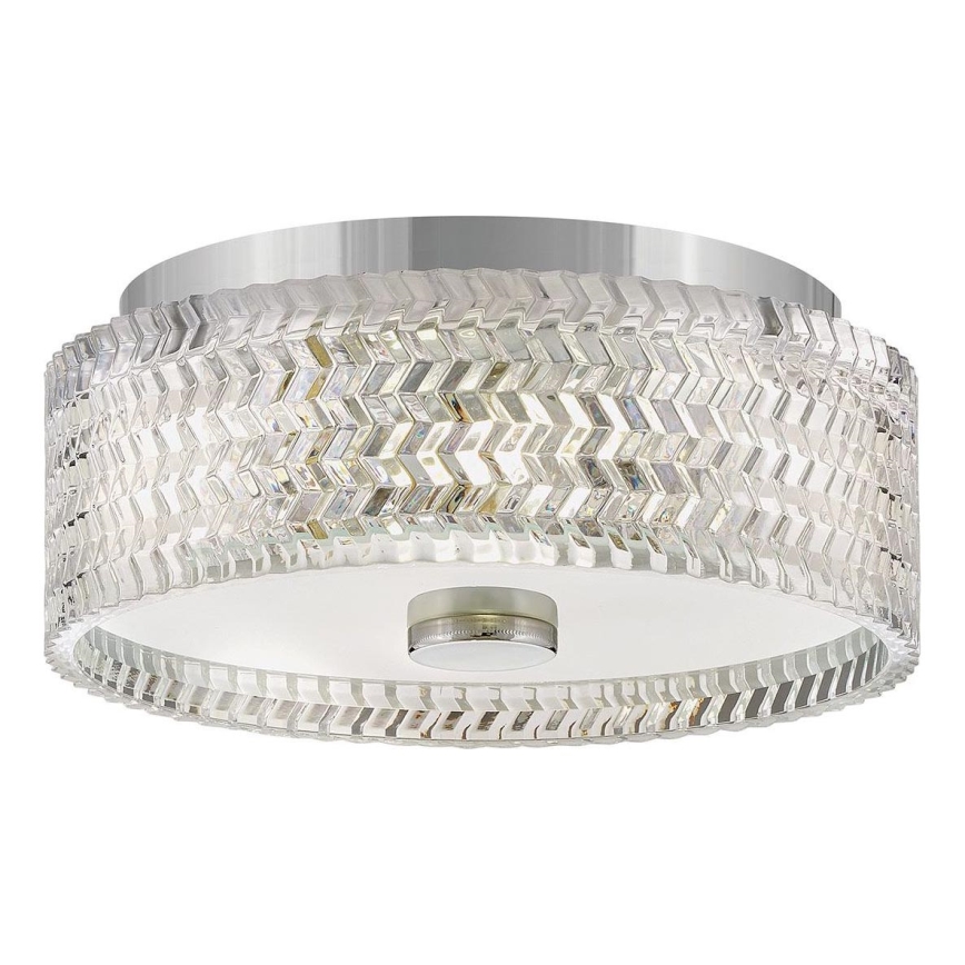 Hinkley Plafonnier ELLE 2xE27/60W/230V d. 30,5 cm chrome brillant