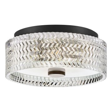 Hinkley - Plafonnier ELLE 2xE27/60W/230V d. 30,5 cm noir