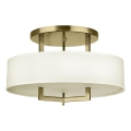 Hinkley - Plafonnier HAMPTON 3xE27/60W/230V Ø 50,8 cm doré
