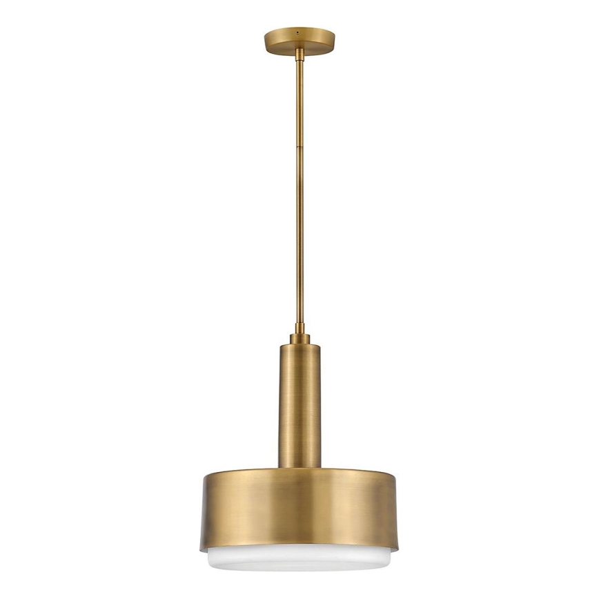 Hinkley - Suspension-barre CEDRIC 2xE27/60W/230V d. 33 cm laiton