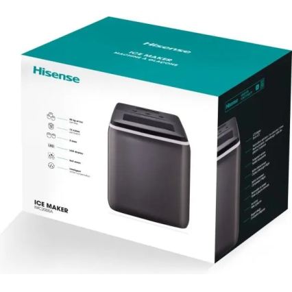HISENSE IMC2000A - Machine à glaçons 2,8 l 120W/230V noire
