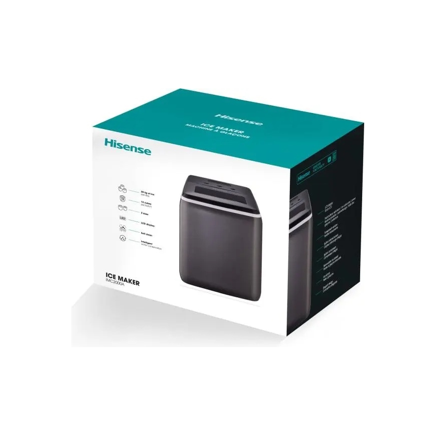 HISENSE IMC2000A - Machine à glaçons 2,8 l 120W/230V noire