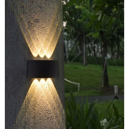 HÖFFTECH - Applique murale LED extérieure UP&DOWN 6xLED/1W/230V IP65
