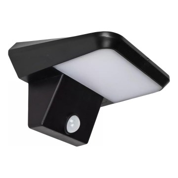 HÖFFTECH - Applique murale solaire LED avec capteur de mouvement et capteur crépusculaire LED/5,5V 200 mAh IP44