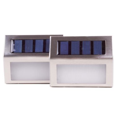 HÖFFTECH - LOT DE 2 appliques murales solaires à LED 1,2 V 400 mAh IP44