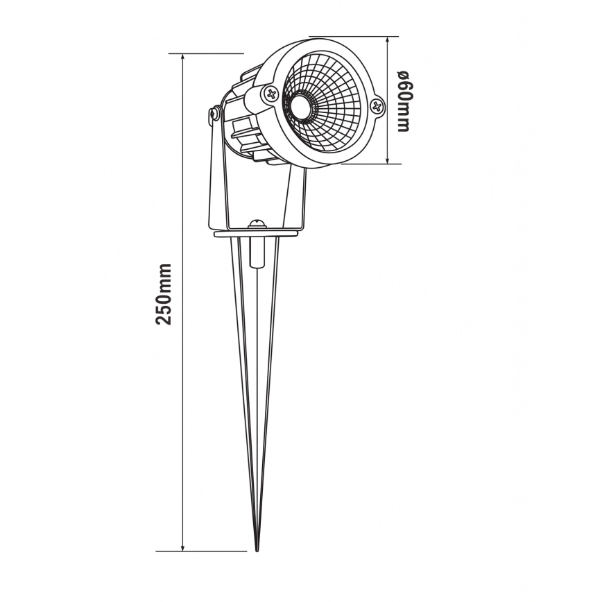 HÖFFTECH - Luminaire d'extérieur LED/5W/230V IP65
