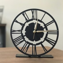 Horloge de table 20 cm 1xAA noir
