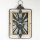 Horloge murale 1xAA 76x46 beige/noir