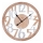 Horloge murale 1xAA beige/blanche