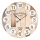 Horloge murale 1xAA blanche/beige