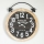 Horloge murale 1xAA d. 50 cm beige/noir