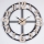 Horloge murale 1xAA d. 60 cm noir/beige