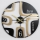 Horloge murale 1xAA d. 60 cm noir/doré