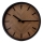 Horloge murale d. 30 cm 1xAA noir/marron