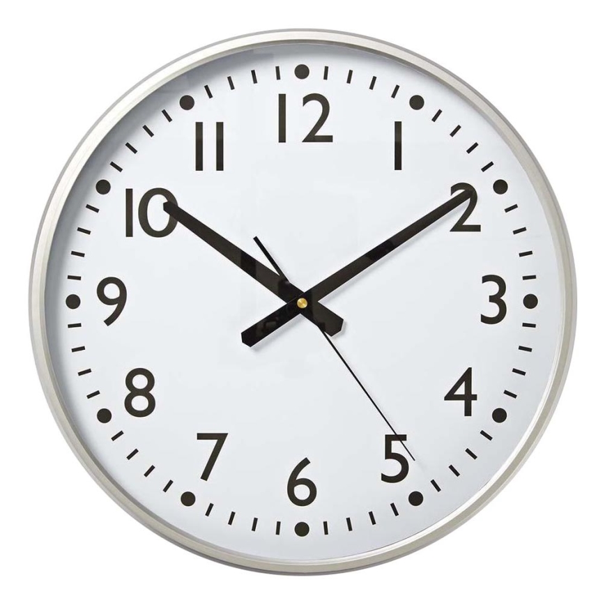Horloge murale d. 38 cm 1xAA blanc