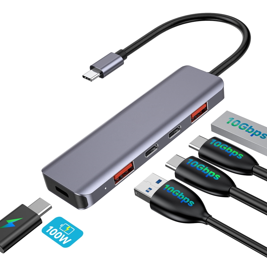 Hub USB-C 5-en-1 avec Power Delivery 100 W