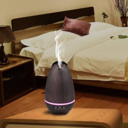 Humidificateur d'air et ioniseur  LED RGB 500 ml