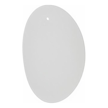 Ideal Lux - Abat-jour de rechange pour lustre et plafonnier OVALINO, blanc