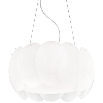 Ideal Lux - Abat-jour de rechange pour lustre et plafonnier OVALINO, blanc