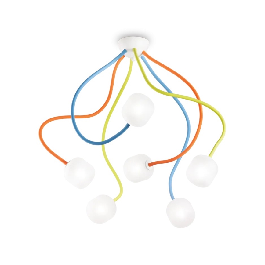 Ideal Lux - Abat-jour de rechange pour lustre OCTOPUS G9 Ø 10 cm blanc