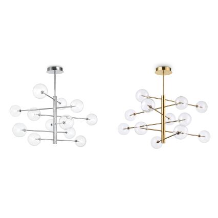 Ideal Lux - Abat-jour de remplacement pour lustre et lampe EQUINOXE, Ø 15 cm, transparent