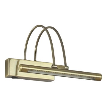 Ideal Lux - Applique LED pour tableaux BOW LED/3,5W/230V IRC 90 26 cm laiton