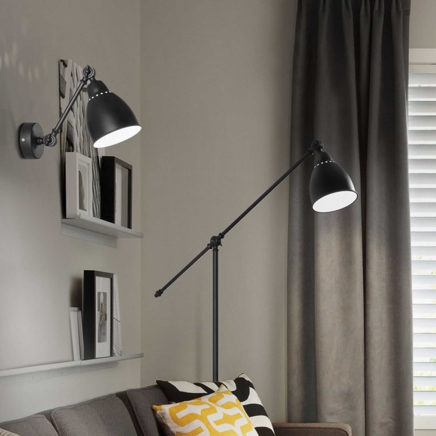 Ideal Lux - Applique murale 1xE27/42W/230V noire