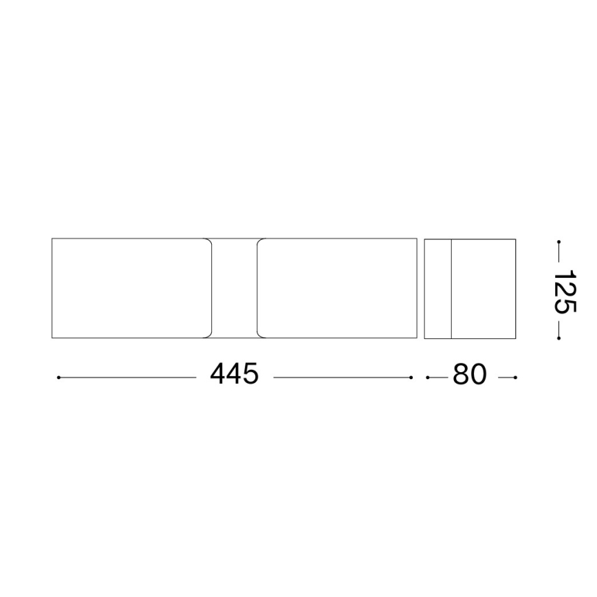 Ideal Lux - Applique murale 2xE27/60W/230V