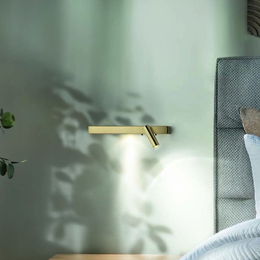 Ideal Lux - Applique murale BONNE 2xLED/6,5W/230V CRI 90 doré