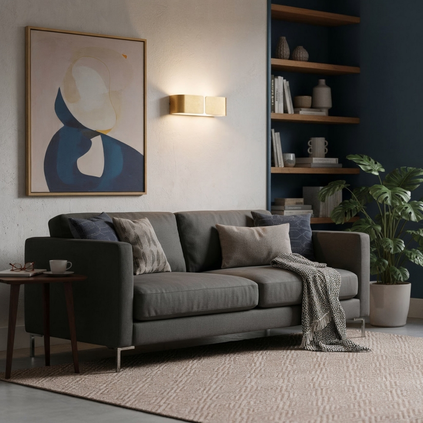 Ideal Lux - Applique murale CLIP 2xE27/60W/230V doré