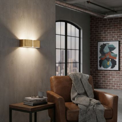 Ideal Lux - Applique murale CLIP 2xE27/60W/230V doré