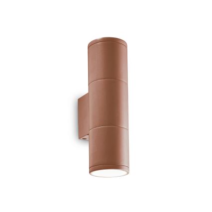 Ideal Lux - Applique murale d'extérieur GUN 1xGU10/35W/230V 21 cm IP44 marron