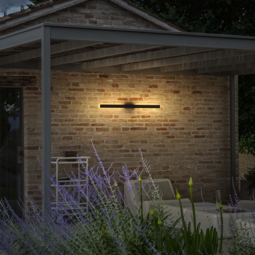 Ideal Lux - Applique murale d'extérieur LINEA LED/20W/230V IRC 90 104 cm IP54 noir