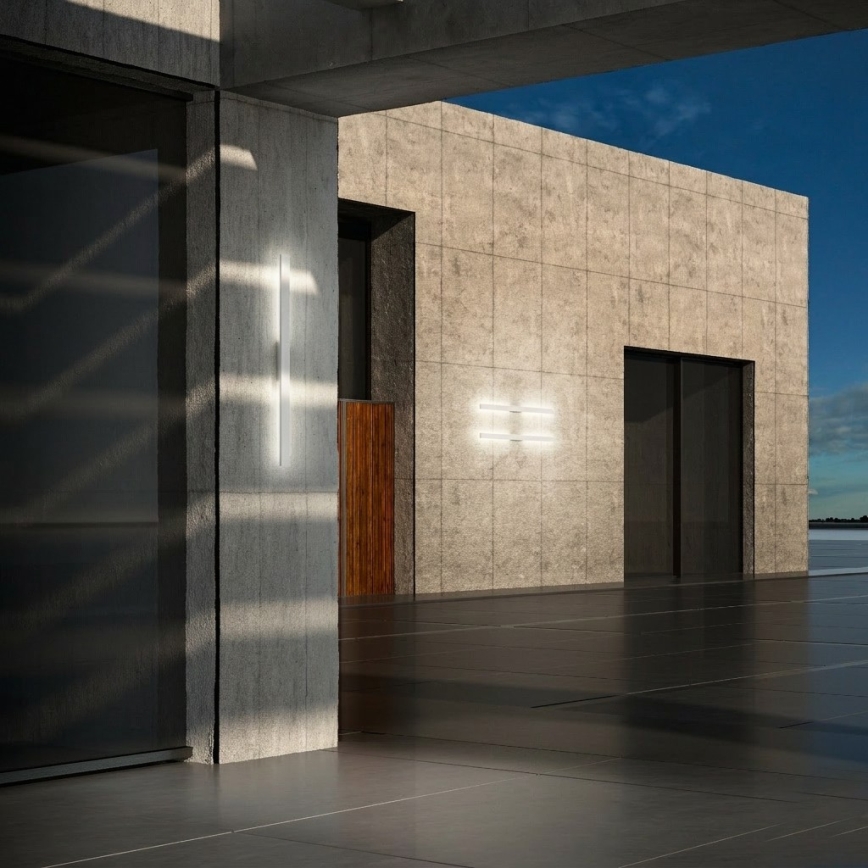 Ideal Lux - Applique murale extérieure LED LINEA LED/23W/230V IRC 90 144 cm IP54 blanche