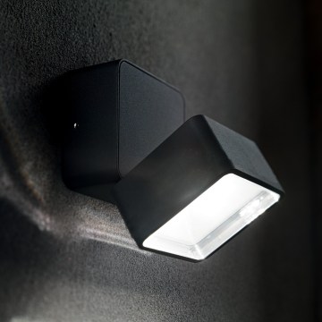 Ideal Lux - Applique murale d'extérieur LED OMEGA LED/7W/230V CRI 90 IP54 marron