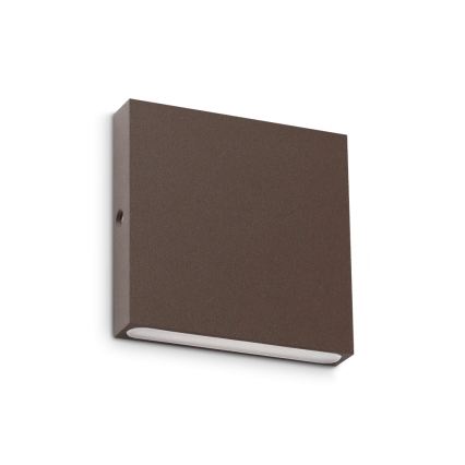 Ideal Lux - Applique murale d'extérieur LED POST-IT LED/3W/12V CRI 90 marron