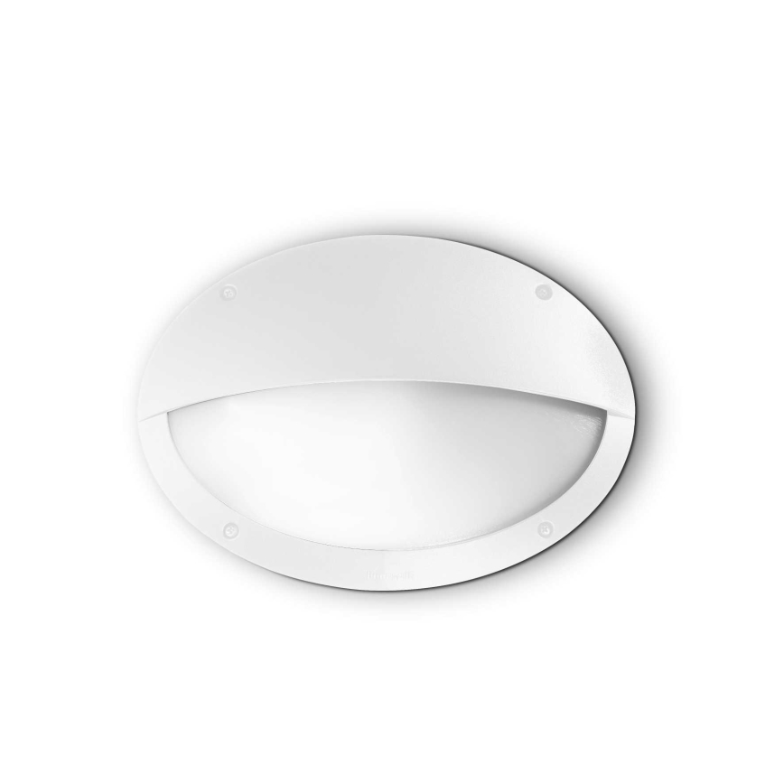 Ideal Lux - Applique murale d'extérieur POLAR 1xE27/23W/230V IP66 blanche