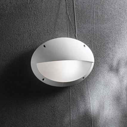 Ideal Lux - Applique murale d'extérieur POLAR 1xE27/23W/230V IP66 blanche