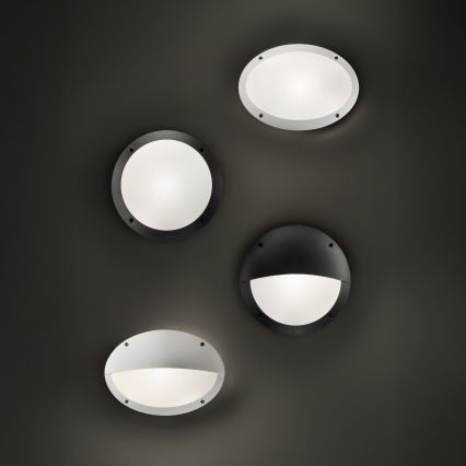 Ideal Lux - Applique murale d'extérieur POLAR 1xE27/23W/230V IP66 blanche