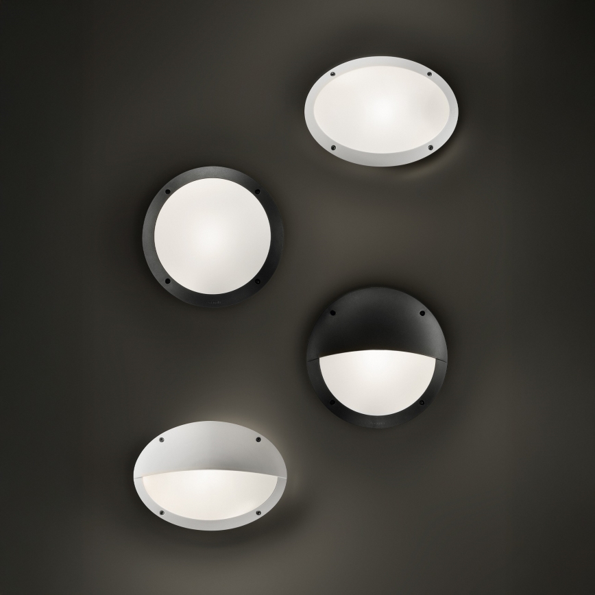 Ideal Lux - Applique murale d'extérieur POLAR 1xE27/23W/230V IP66 blanche