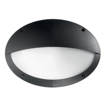 Ideal Lux - Applique murale d'extérieur POLAR 1xE27/23W/230V IP66 noire