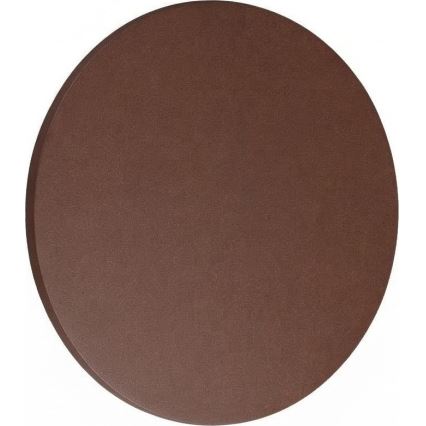Ideal Lux - Applique murale extérieure LED PUNTO LED/16W/230V IRC 90 Ø 30 cm IP54 brun