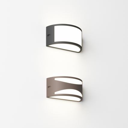 Ideal Lux - Applique murale d'extérieur REX 1xE27/60W/230V IP44 marron