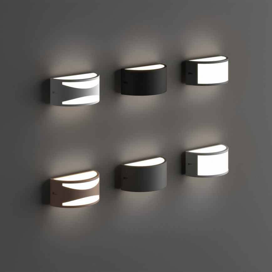 Ideal Lux - Applique murale d'extérieur REX 1xE27/60W/230V IP44 marron
